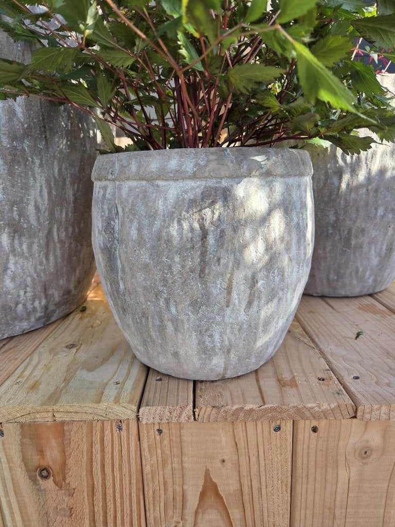 Set bloempotten (3 stuks) mooie set voor terras of entree, Tuin en Terras, Ophalen, ., Rond, Nieuw
