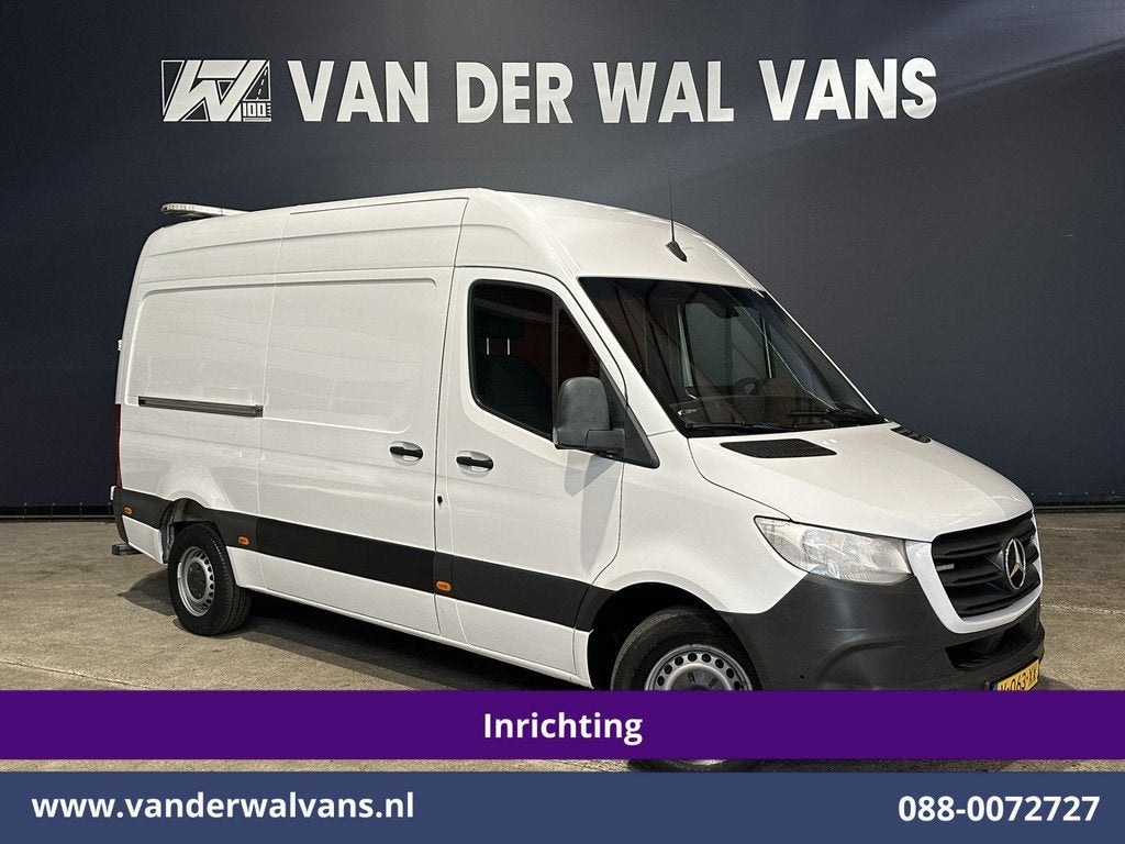 Mercedes-Benz Sprinter 316 CDI 164pk L2H2 inrichting Euro6 A, Gebruikt, 4 cilinders, Wit, Bedrijf