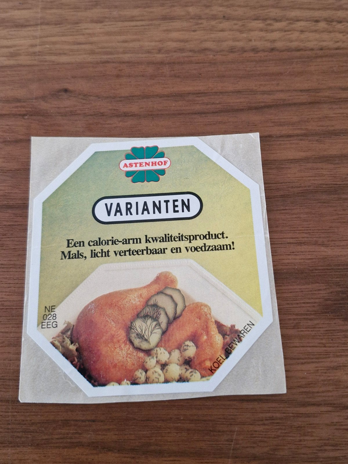 11154  Astenhof Varianten Sticker - Calorie-arm Kwaliteit, Ophalen of Verzenden, Gebruikt, Overige typen