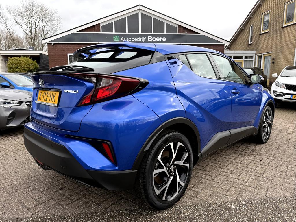 Toyota C-HR 1.8 Hybrid Dynamic Led, Navi, Camera, 18''Lmv, Stof, 4 cilinders, Blauw, 26 km/l