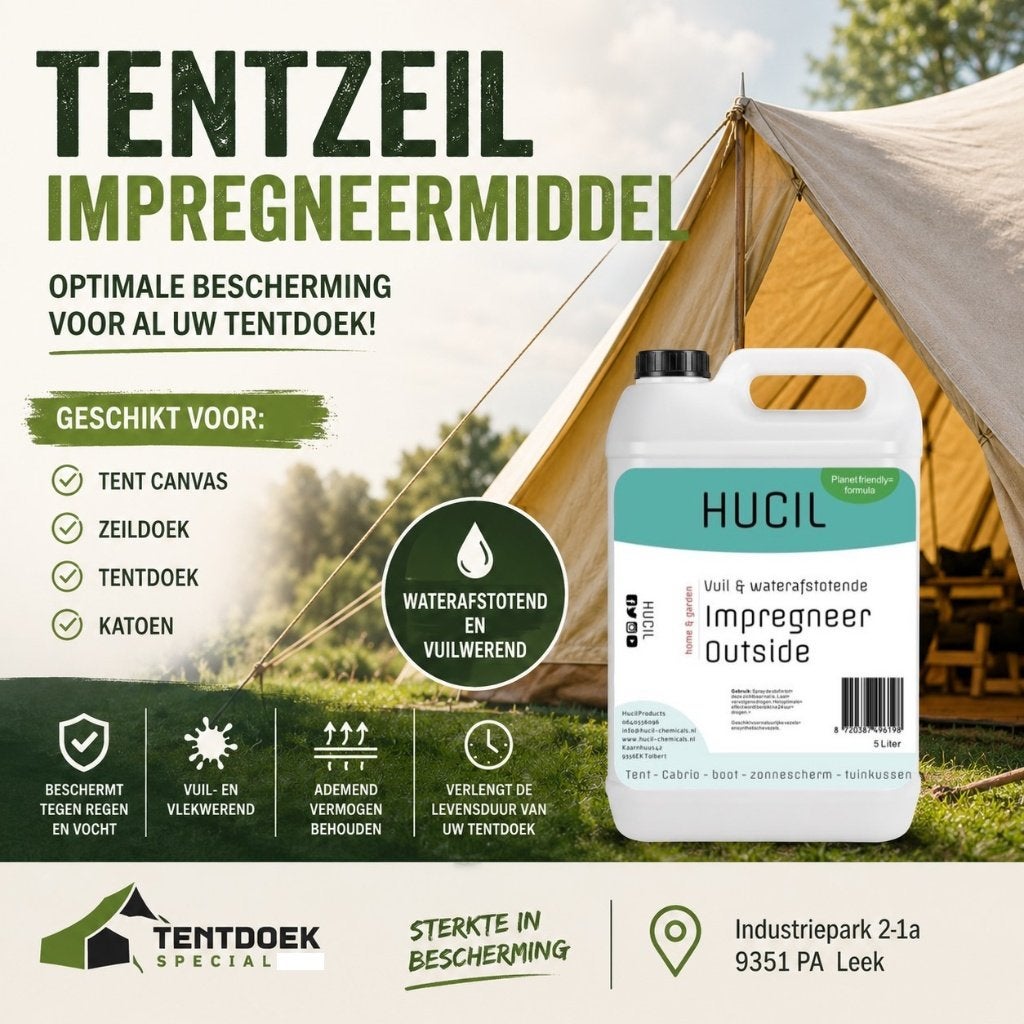 5 liter impregneermiddel tentdoek zeildoek canvas katoen, Ophalen, Gebruikt, Tot en met 2