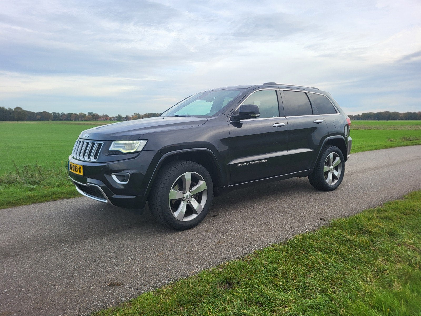 Jeep Grand Cherokee 3.0 Crdi 184KW AUT 2017 Zwart, Auto's, Jeep, Euro 5, Zwart, Leder, Diesel