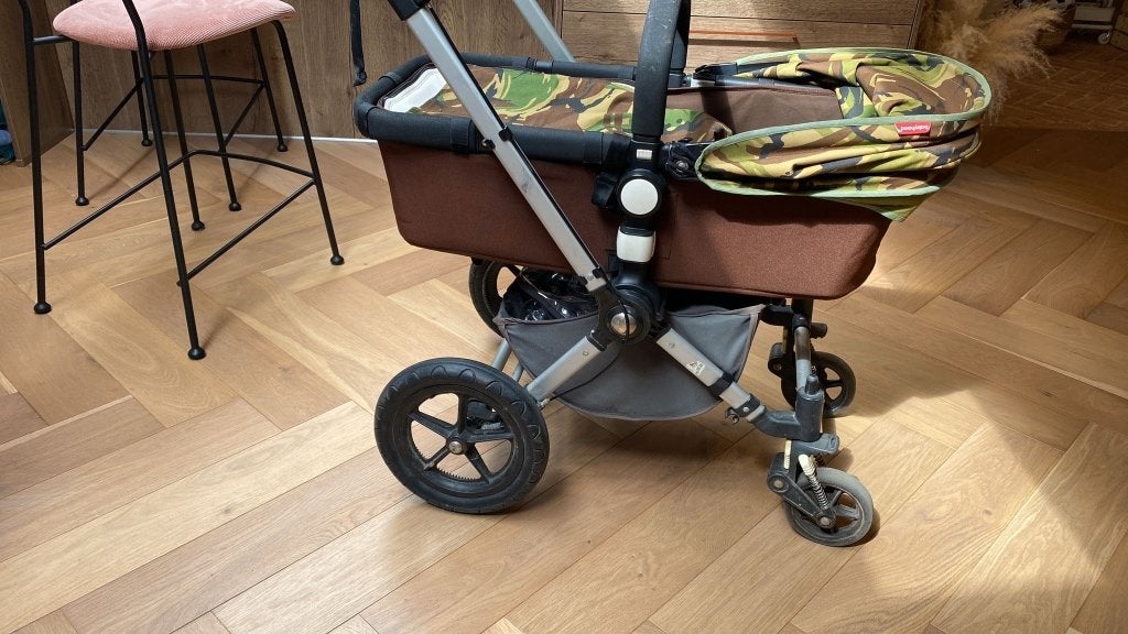 Bugaboo Kinderwagen met wiegje en buggy, Ophalen of Verzenden, Gebruikt, Overige merken, Zonnekap
