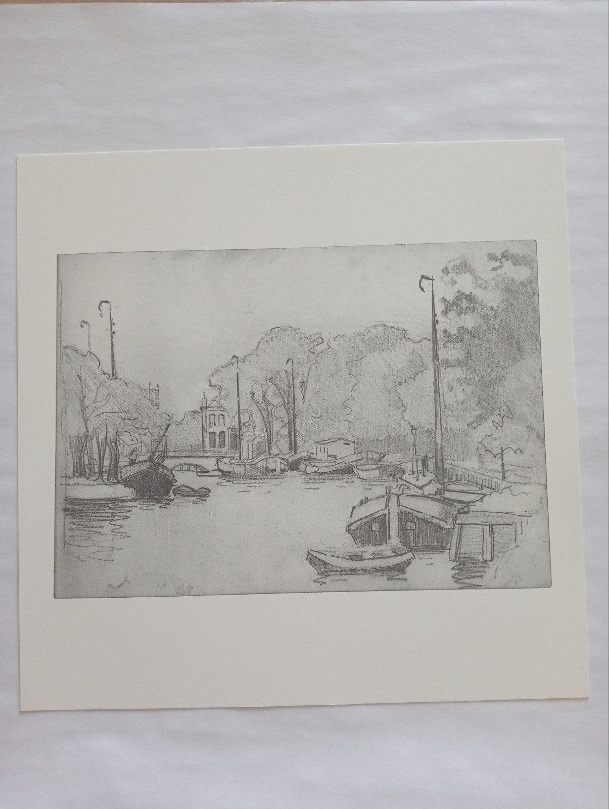 Piet Hein van Asperen Prent Gracht, Ophalen of Verzenden