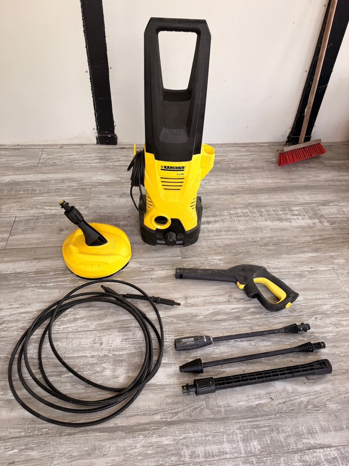 Karcher K2 490 hogedrukreiniger met accessoires, Tuin en Terras, Ophalen of Verzenden, Gebruikt, Elektrisch