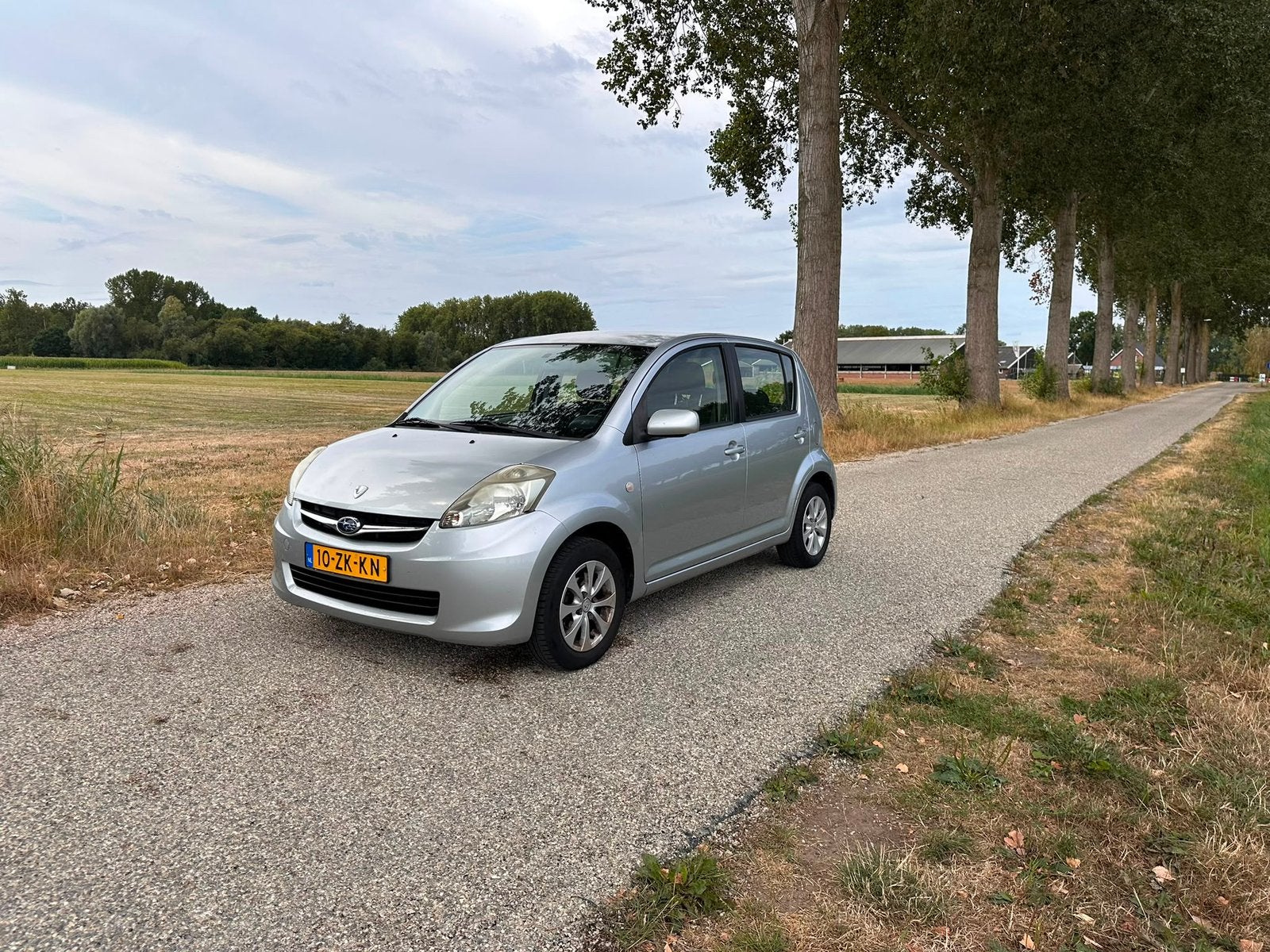 Subaru Justy 1.0 2008 Grijs airco isofix 5deurs, Voorwielaandrijving, Justy, Origineel Nederlands, Bedrijf