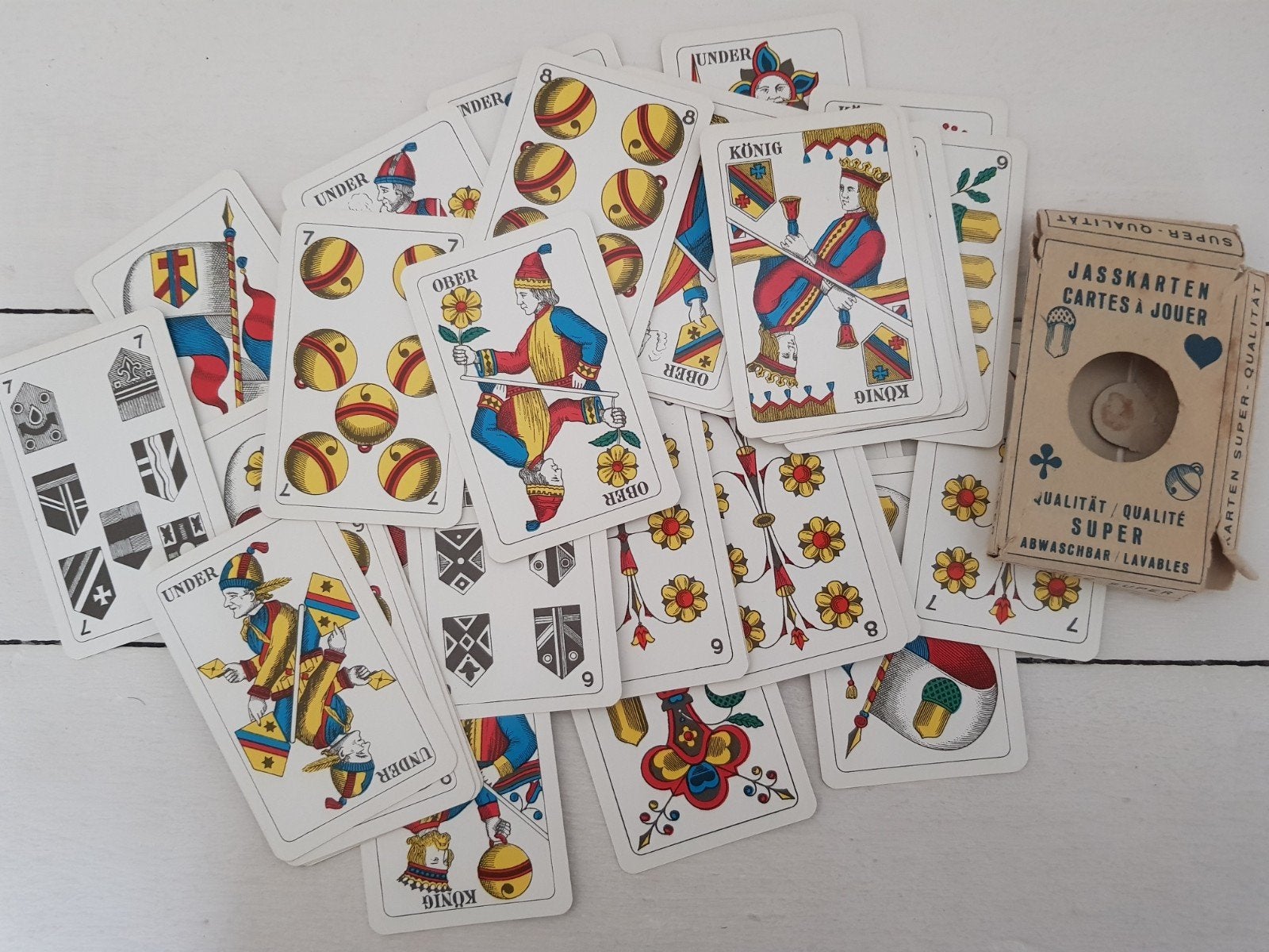 Jasskarten cartes à jouer speelkaarten, Ophalen of Verzenden, Gebruikt, Speelkaart(en)