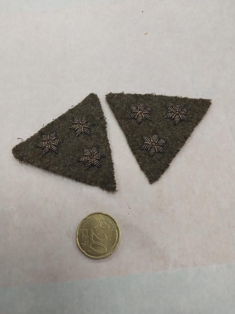 Drie sterren embleem, Ophalen of Verzenden, Landmacht, Nederland, Embleem of Badge