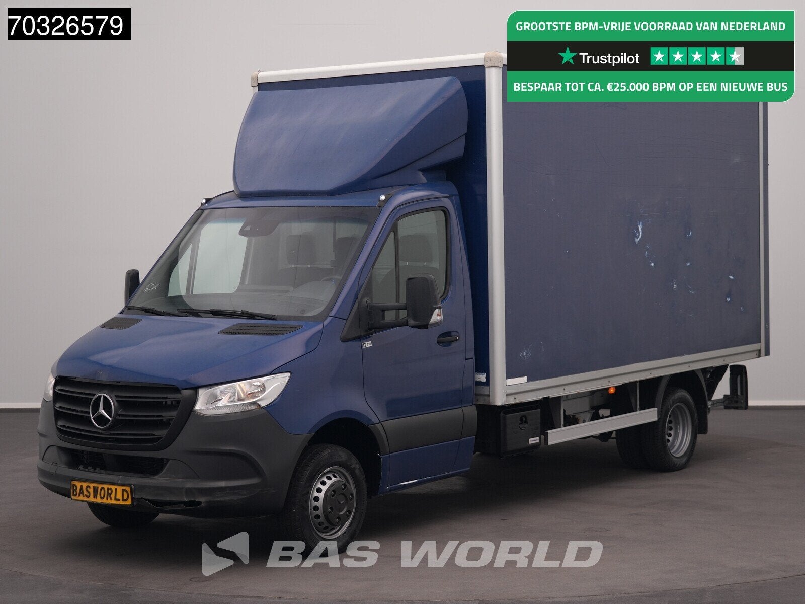 Mercedes Sprinter 517 CDI Laadklep Dubbellucht 170PK Airco D, Auto's, Stof, Gebruikt, Euro 6, 4 cilinders
