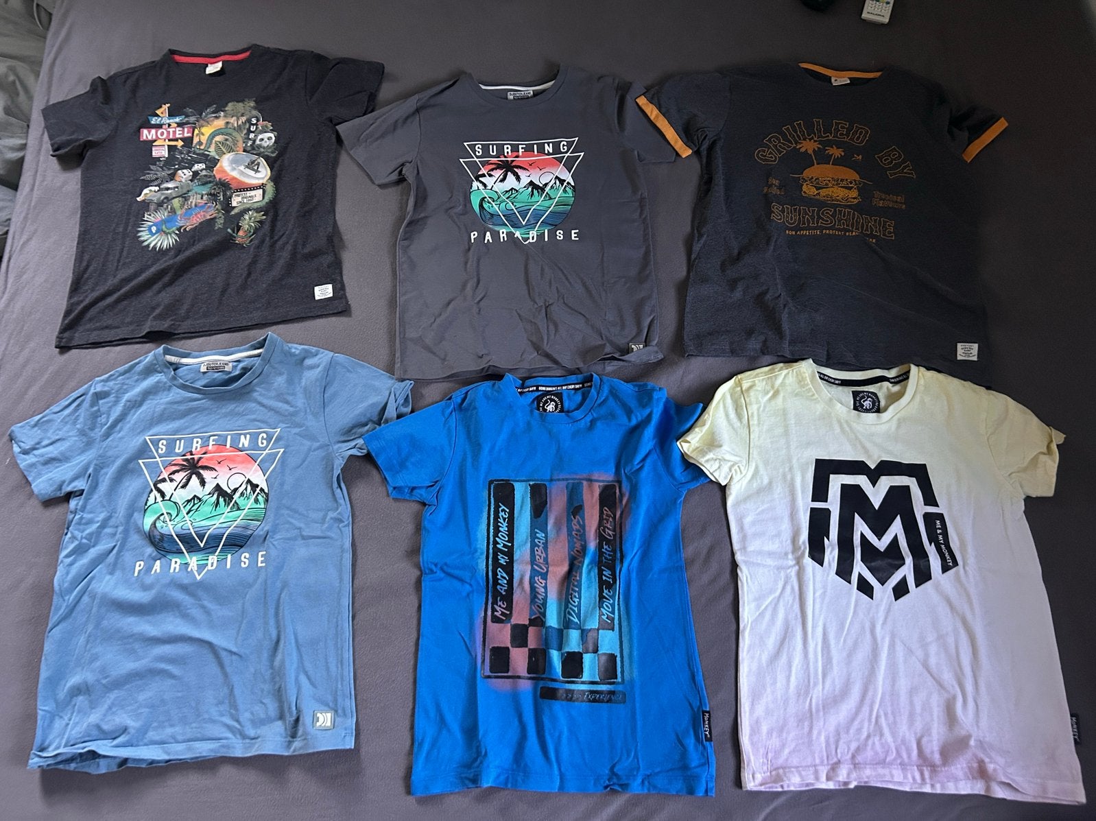 6 t-shirts jongens maat 152, Ophalen of Verzenden, Zo goed als nieuw, Maat 152