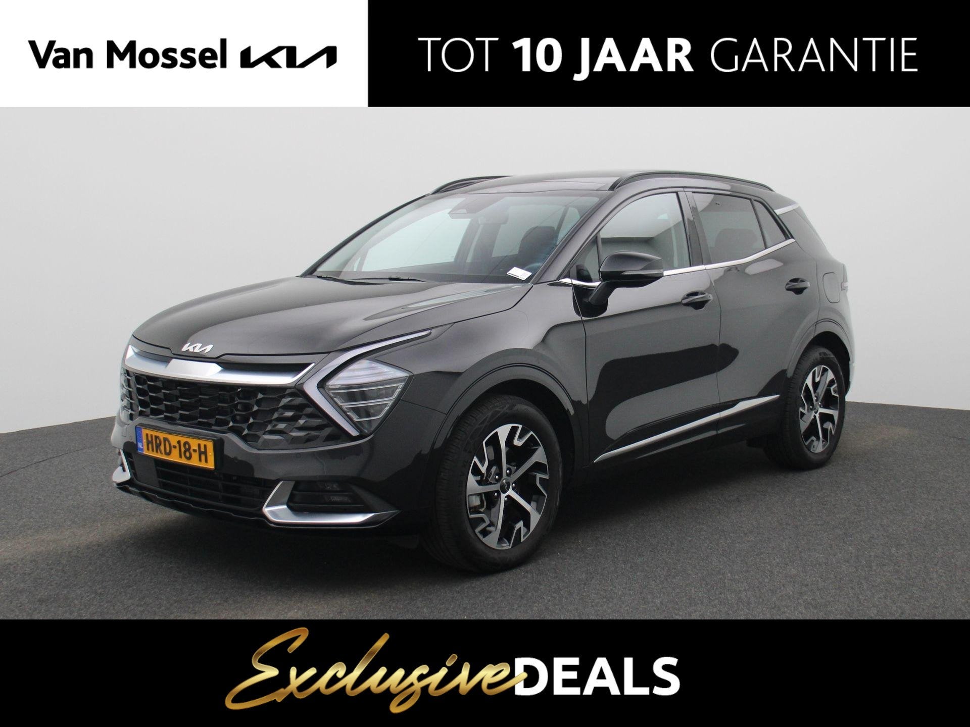 Kia Sportage 1.6 T-GDi Hybrid DynamicPlusLine | Open Dak | E, Auto's, Kia, Gebruikt, Euro 6, 4 cilinders, Leder en Stof