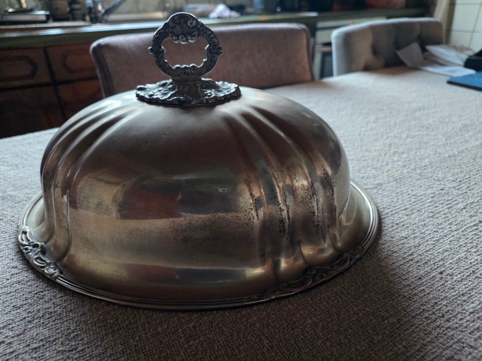 vintage cloche/ serveer cover, Huis en Inrichting, Ophalen of Verzenden