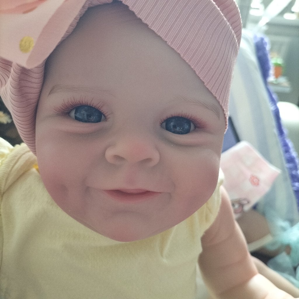 Reborn baby meisje 50 cm, Verzamelen, Ophalen of Verzenden, Nieuw, Babypop