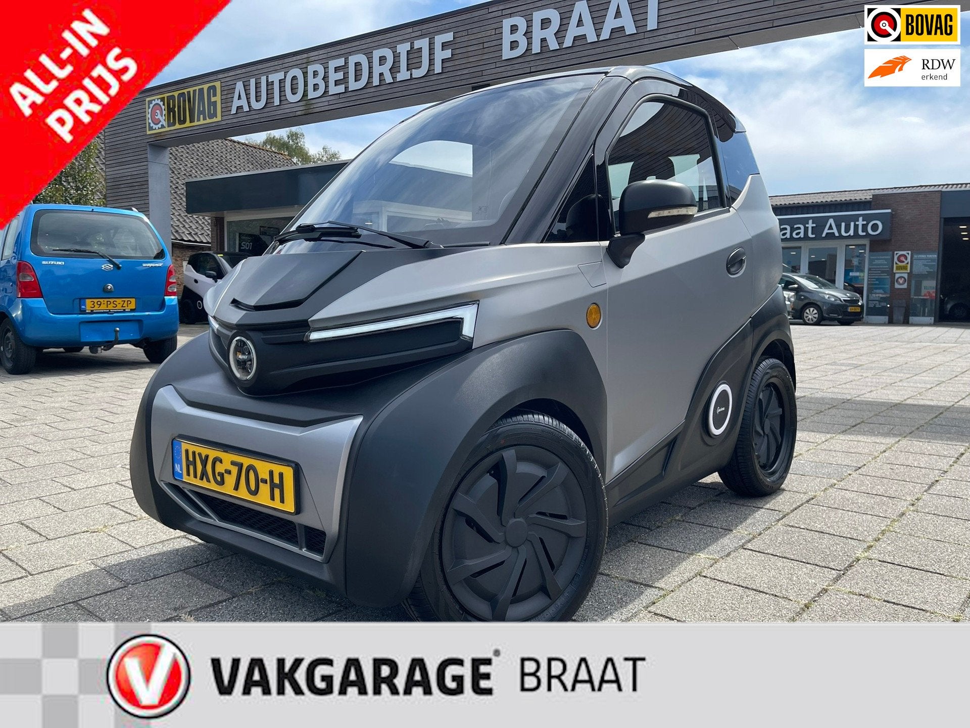 Silence S04 Premium 90 KM/U l BTW! l AIRCO l BLUETOOTH, Auto's, Automaat, 12 maanden, Achterwielaandrijving, Gebruikt