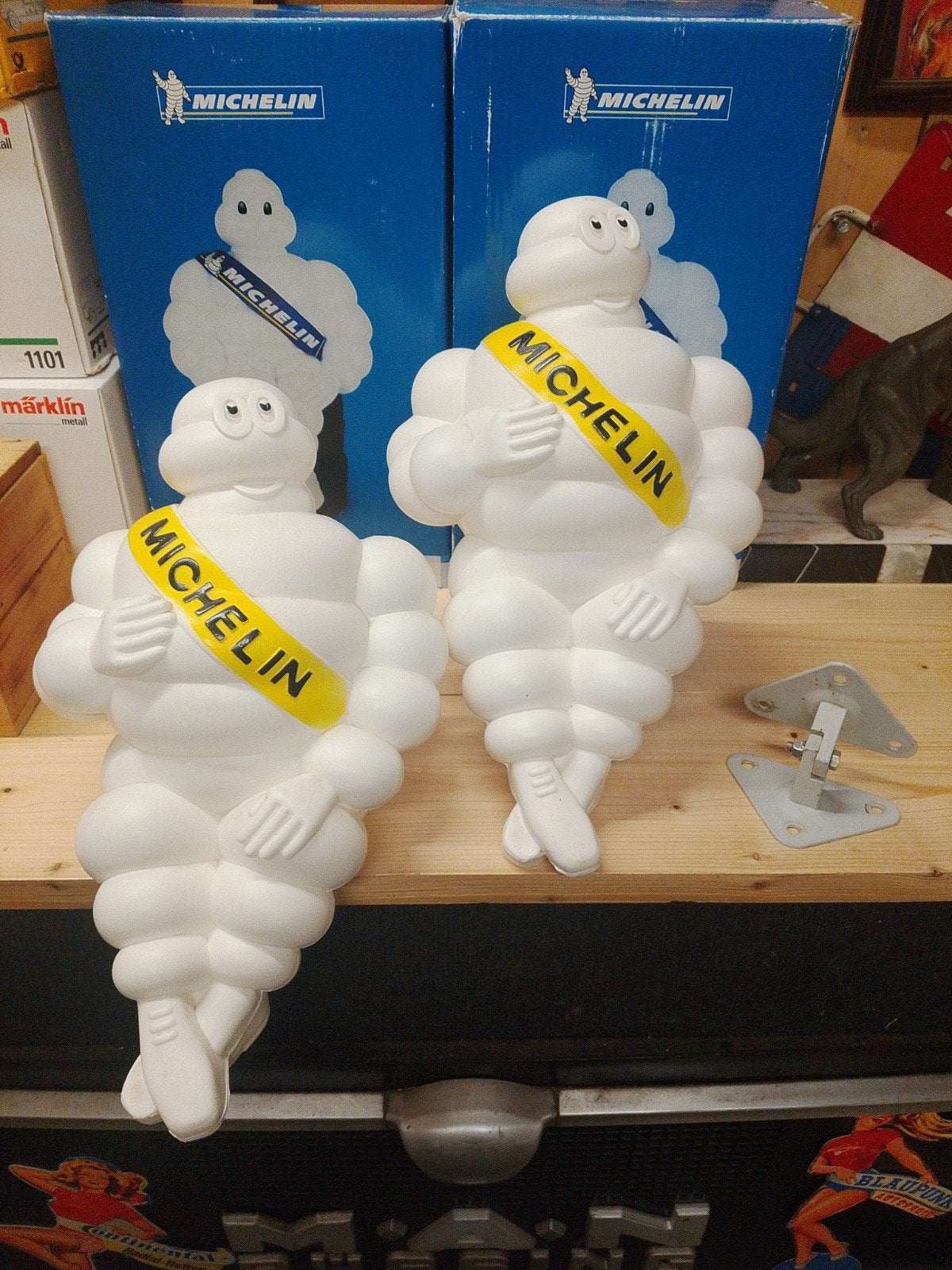 Michelin pop setje 1966 finland, Ophalen of Verzenden, Gebruikt, Lichtbak of (neon) lamp