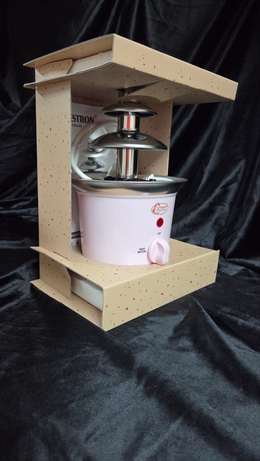 Bestron Chocoladefontein - Roze, Huis en Inrichting, Overige typen, Kunststof, Nieuw, Ophalen of Verzenden
