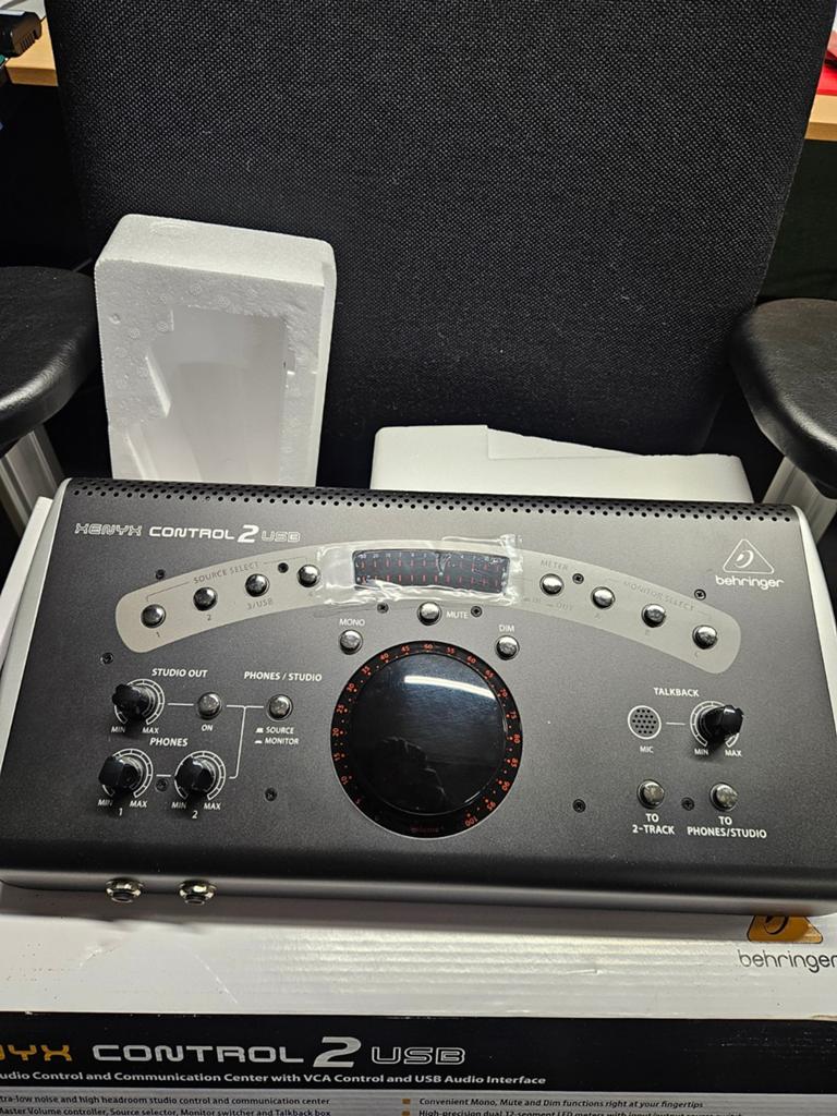 Behringer XENYX CONTROL2USB Studio Controller, Muziek en Instrumenten, Mengpanelen, Ophalen of Verzenden, Zo goed als nieuw, Minder dan 5 kanalen