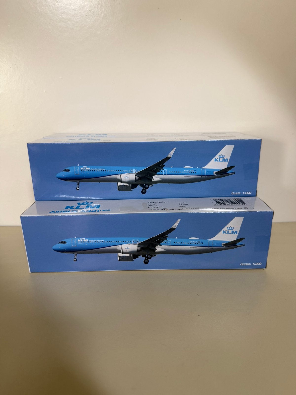 PPC Holland 1:200 schaalmodel KLM Airbus a321neo, Ophalen of Verzenden, Nieuw, Schaalmodel