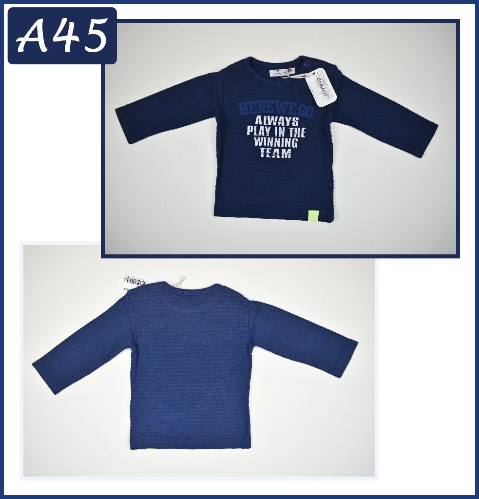 (A45) Maat 62. Nieuw Dirkje longsleeve, Kinderen en Baby's, Babykleding | Maat 62, Dirkje, Nieuw, Ophalen of Verzenden, Jongetje