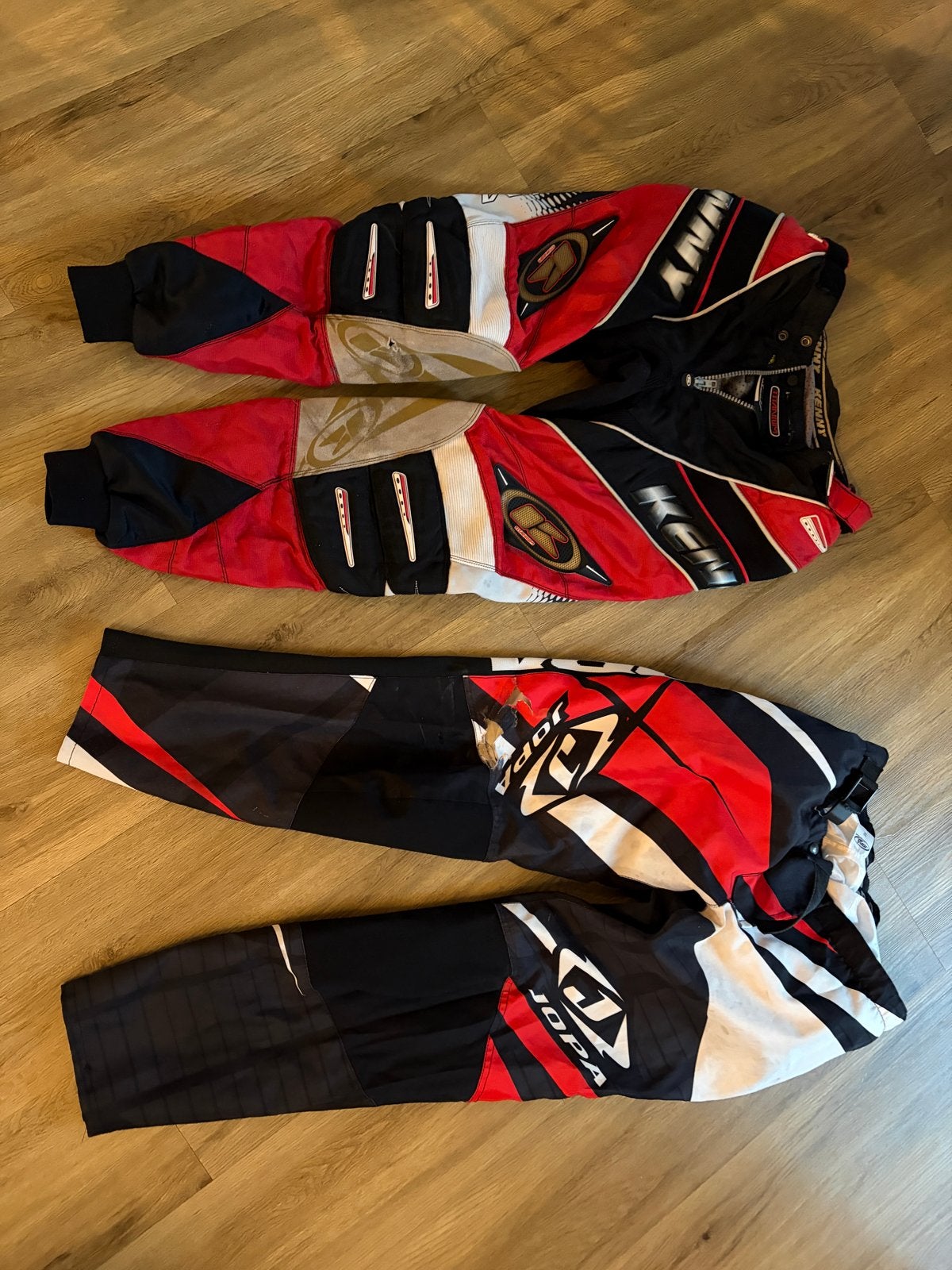 Motocrosskleding set: broeken, shirt, handschoenen en meer, Ophalen of Verzenden, Tweedehands, Heren, Broek | textiel