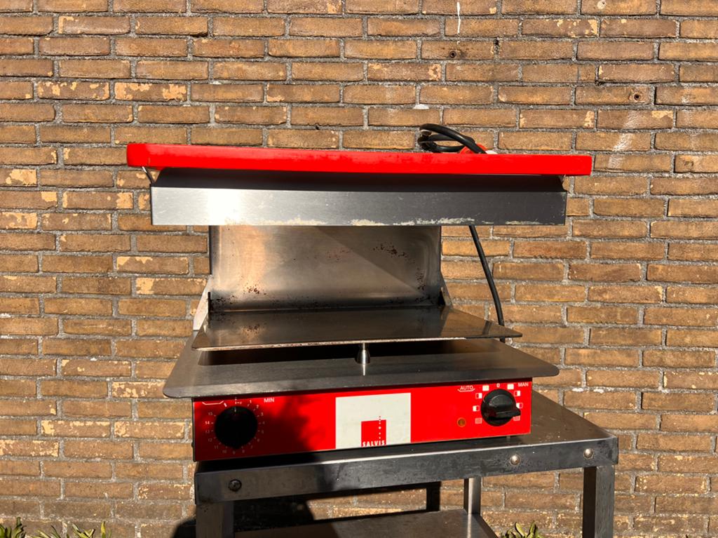 SALVIS Infrarood Salamander Grill, Ophalen