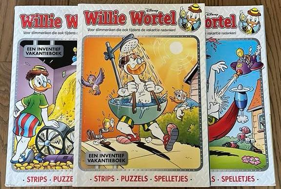 3 willie wortel vakantie boeken, Boeken, Meerdere comics, Ophalen of Verzenden, Zo goed als nieuw, Europa