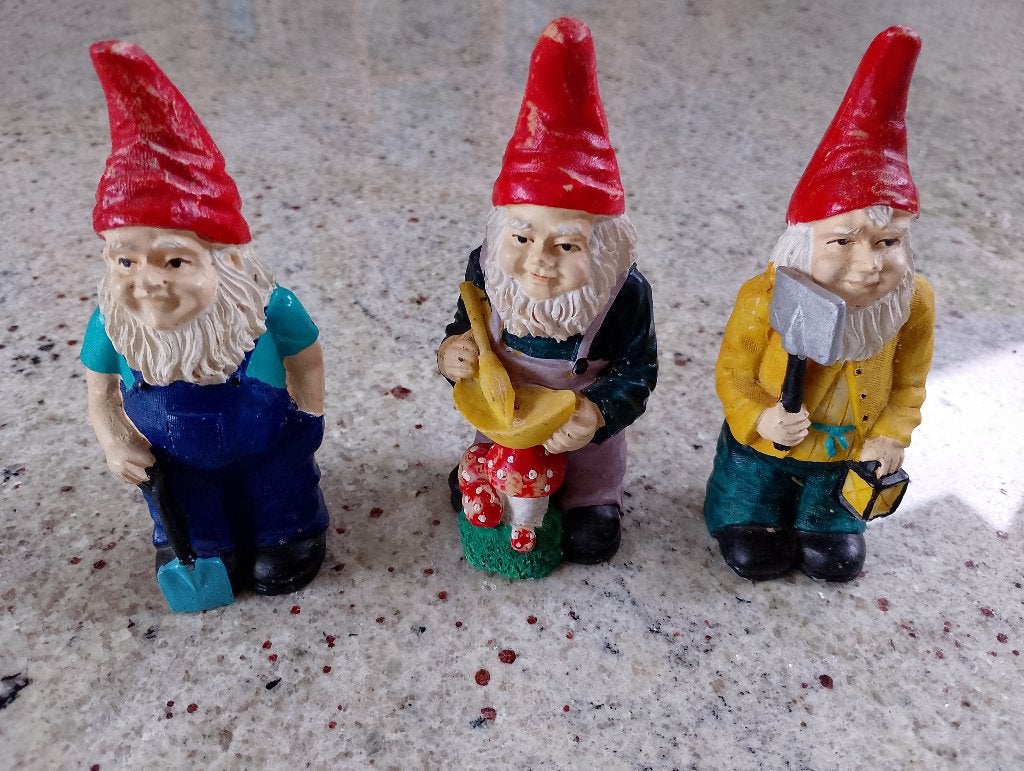 3 kabouters, Verzamelen, Poppetjes en Figuurtjes, Gebruikt, Ophalen of Verzenden