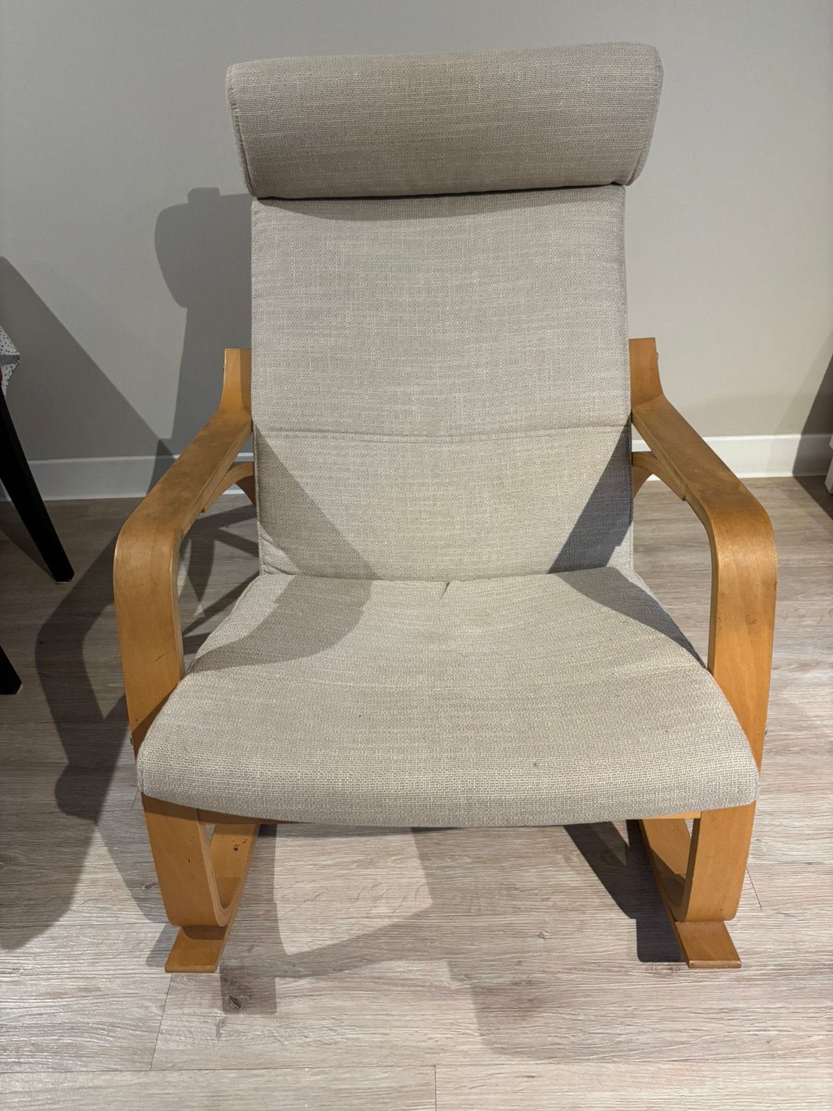 IKEA Schommelstoel met bekleding, Ophalen, Gebruikt