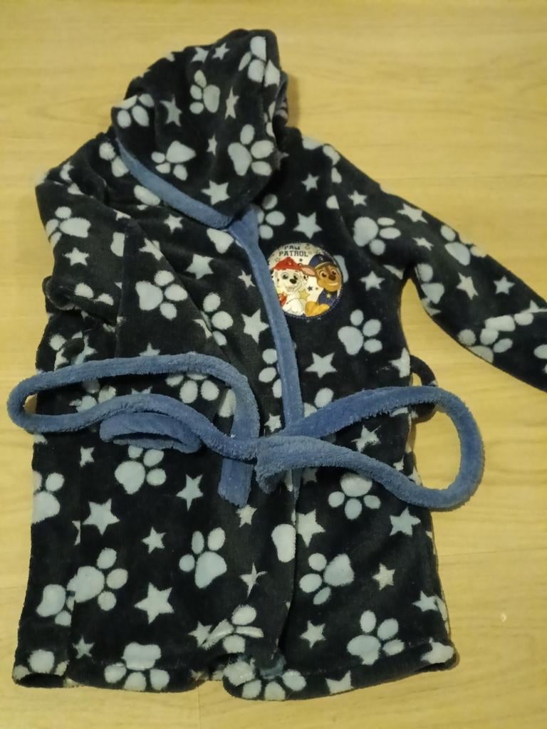 Ochtendjas / Badjas jongen maat 98/104 Paw Patrol, Ophalen of Verzenden, Zo goed als nieuw, Jongen, Nacht- of Onderkleding