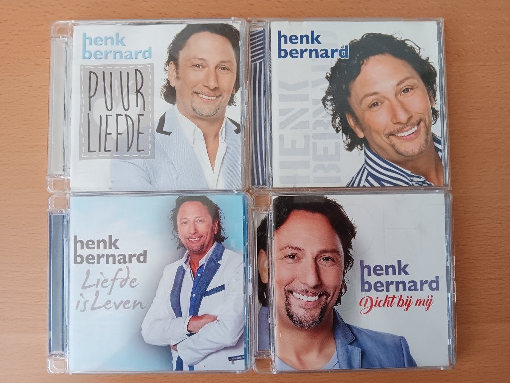 4 zeer mooie originele cd's van Henk Bernard, Ophalen, Gebruikt, Levenslied of Smartlap