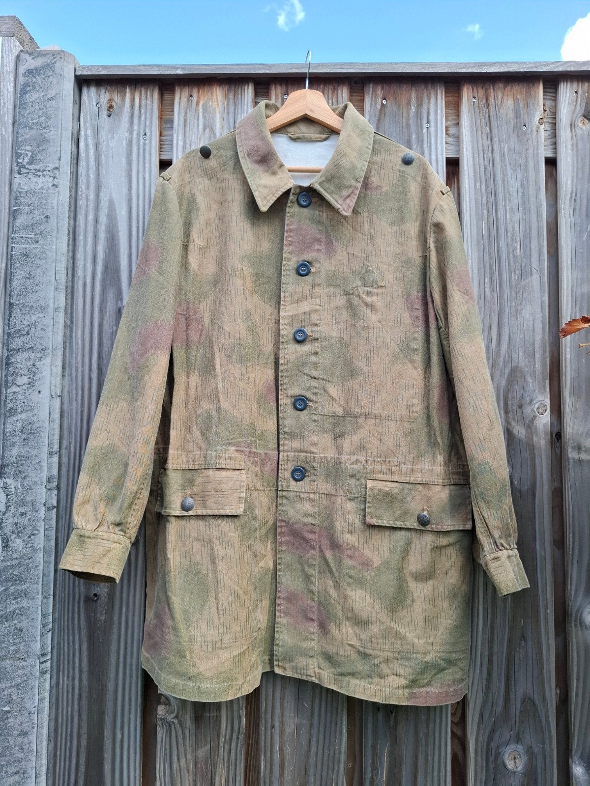 Luftwaffe Felddivisie Camouflagejas REPRO, Verzamelen, Ophalen of Verzenden, Luchtmacht, Duitsland, Kleding of Schoenen