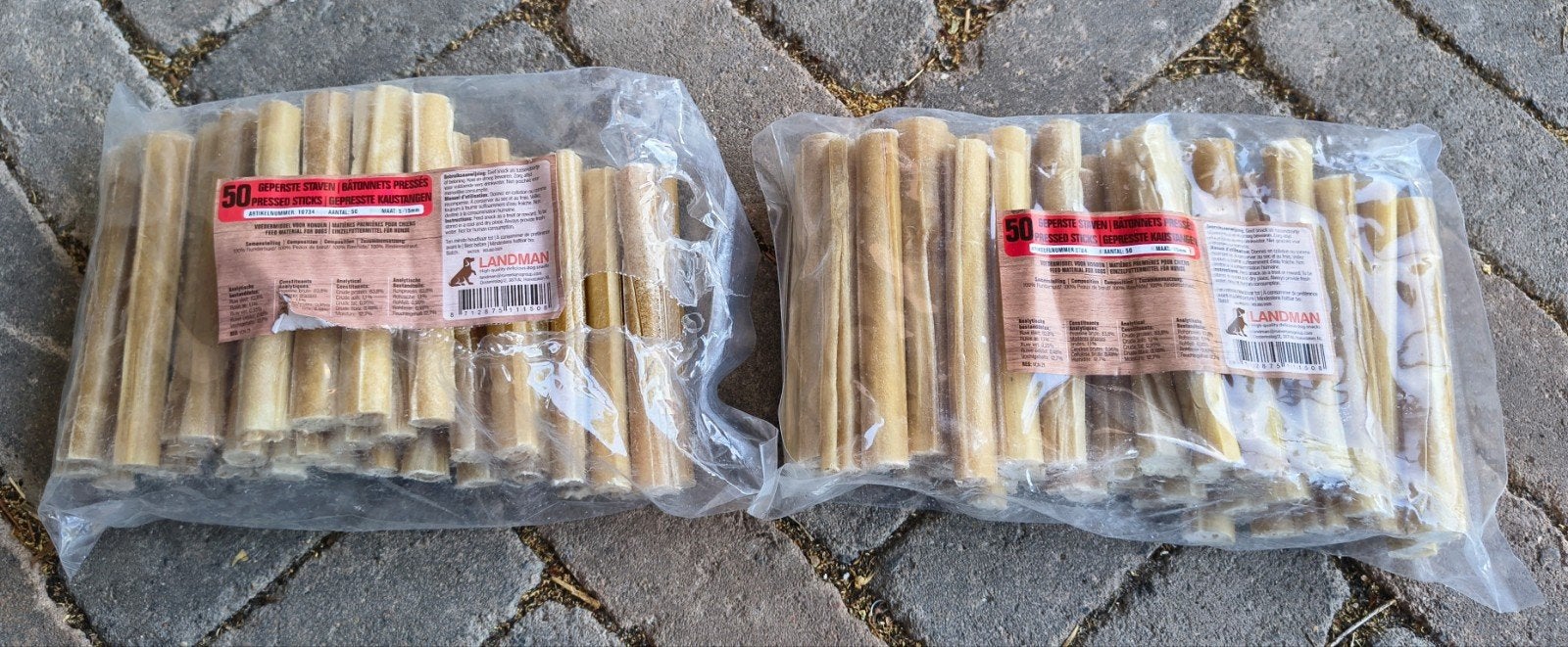 Kauwstaven Rund ( 15 cm)voor hond -ruim 80x, Dieren en Toebehoren, Dierenvoeding, Ophalen of Verzenden, Hond