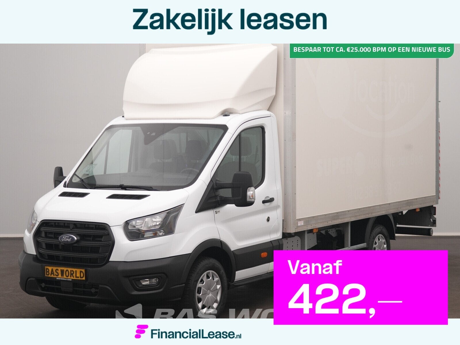 Ford Transit 130pk Laadklep Bakwagen Airco Cruise Euro6 Meub, Stof, Euro 6, 4 cilinders, 2000 kg