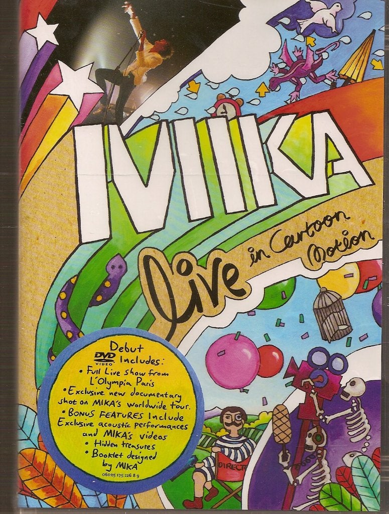 Mika - Live in cartoon motion, Alle leeftijden, Ophalen of Verzenden, Zo goed als nieuw, Concert