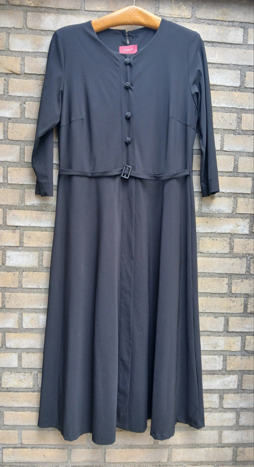ZGAN, jurk, Kleding | Dames, Scarlett, Zwart, Maat 42/44 (L), Ophalen of Verzenden