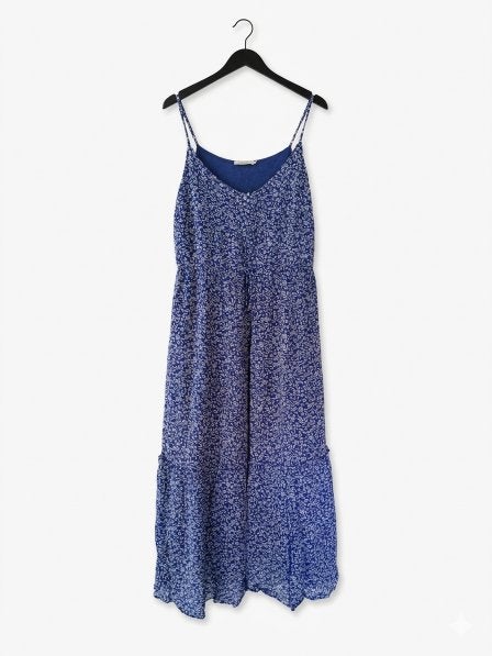 Sissy-Boy blauwe maxi zomer jurk maat XL, Blauw, Maat 46/48 (XL) of groter, Sissy-Boy, Ophalen of Verzenden