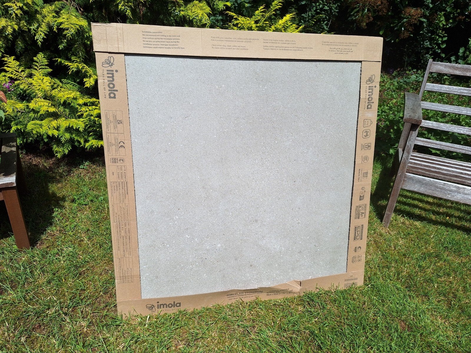 Imola tegels 90x90 cm (vloer of wand) - Nieuw in doos, Doe-het-zelf en Verbouw, Ophalen, 60 cm of meer, Nieuw, 10 m² of meer