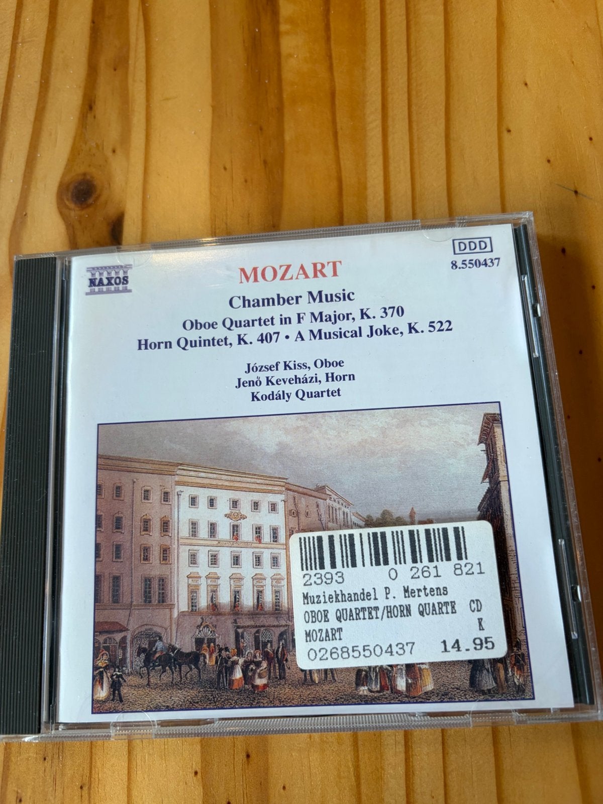 Cd mozart kiss, kevehazi, kodaly, Ophalen of Verzenden, Classicisme, Zo goed als nieuw