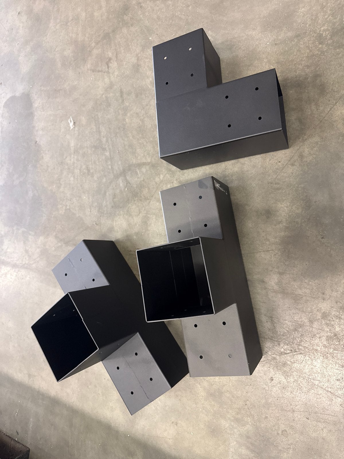 Pergola Beugels voor Hout 12x12cm - Zwart Gecoat, Ophalen of Verzenden, Nieuw