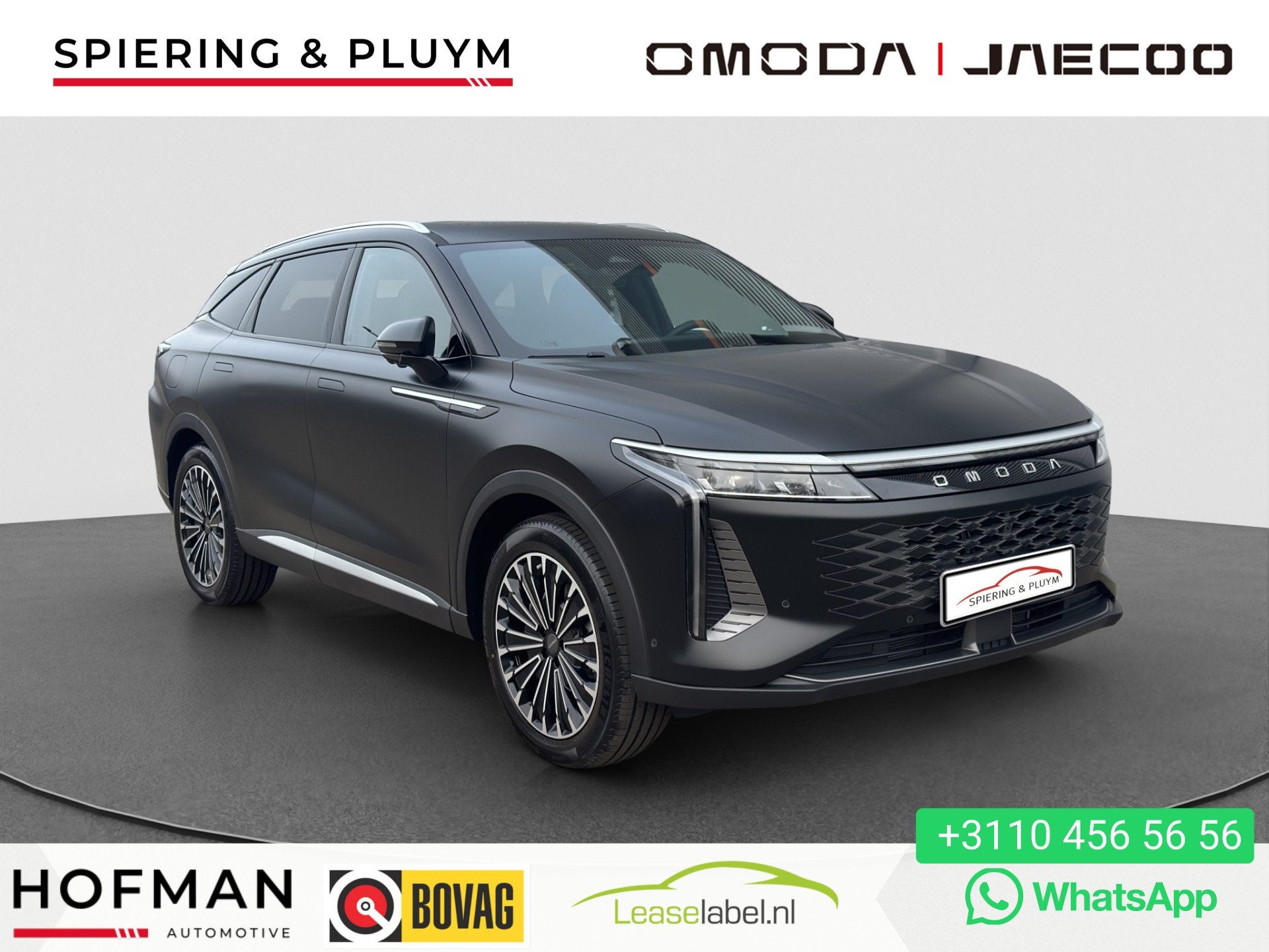 Omoda 9 1.5T-GDi SHS-P Premium 5p | Leder | Panoramadak prij, Auto's, Overige Auto's, Automaat, Euro 6, 4 cilinders, Zwart