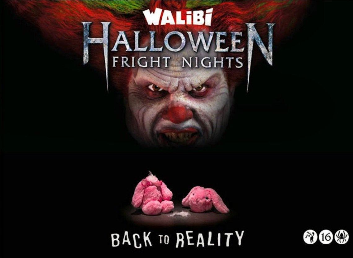 Walibi Fright Night Entree Kaartje 18 OKT, Eén persoon