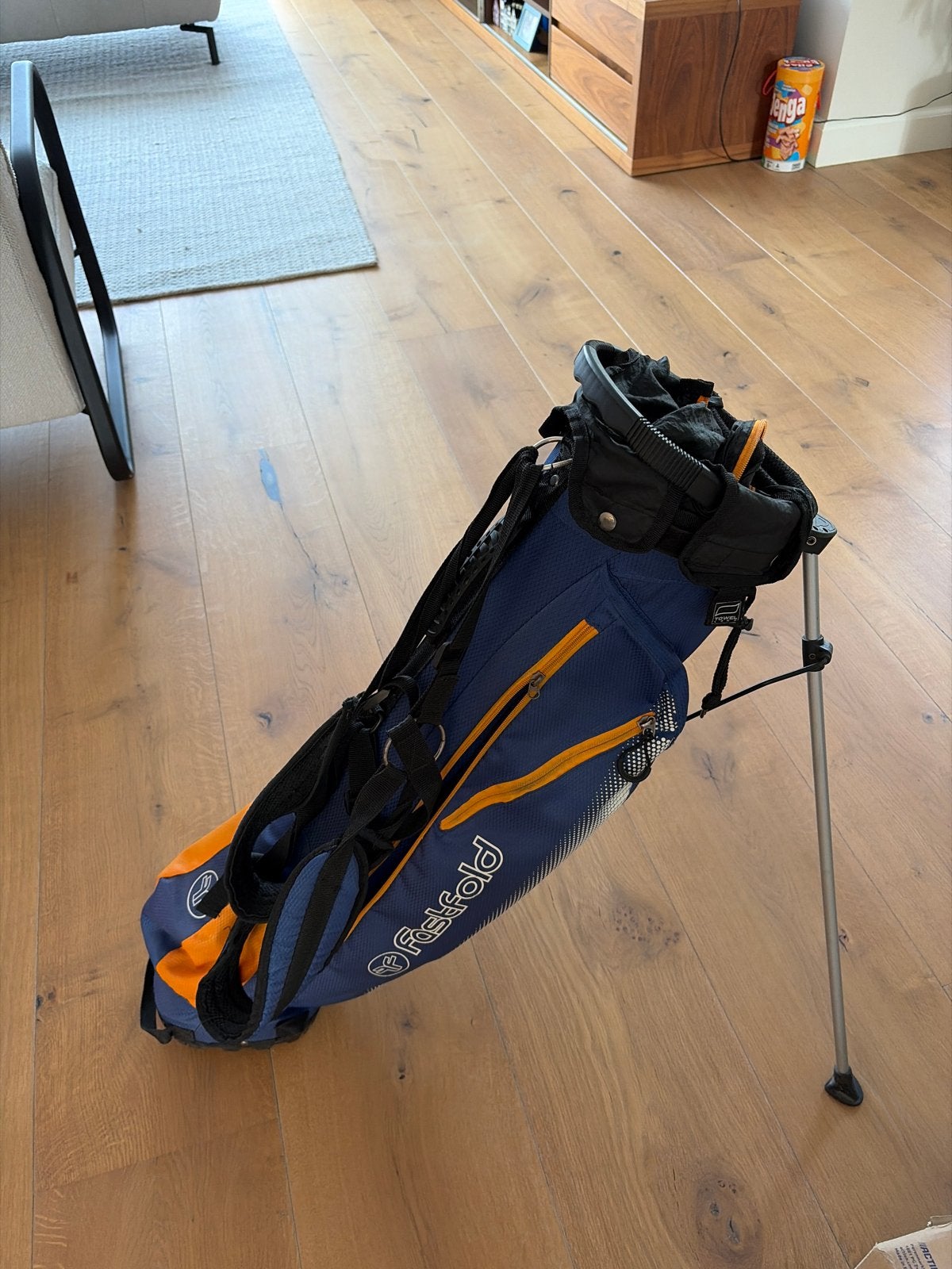 Fastfold golftas met standaard, Ophalen, Gebruikt, Tas, Overige merken