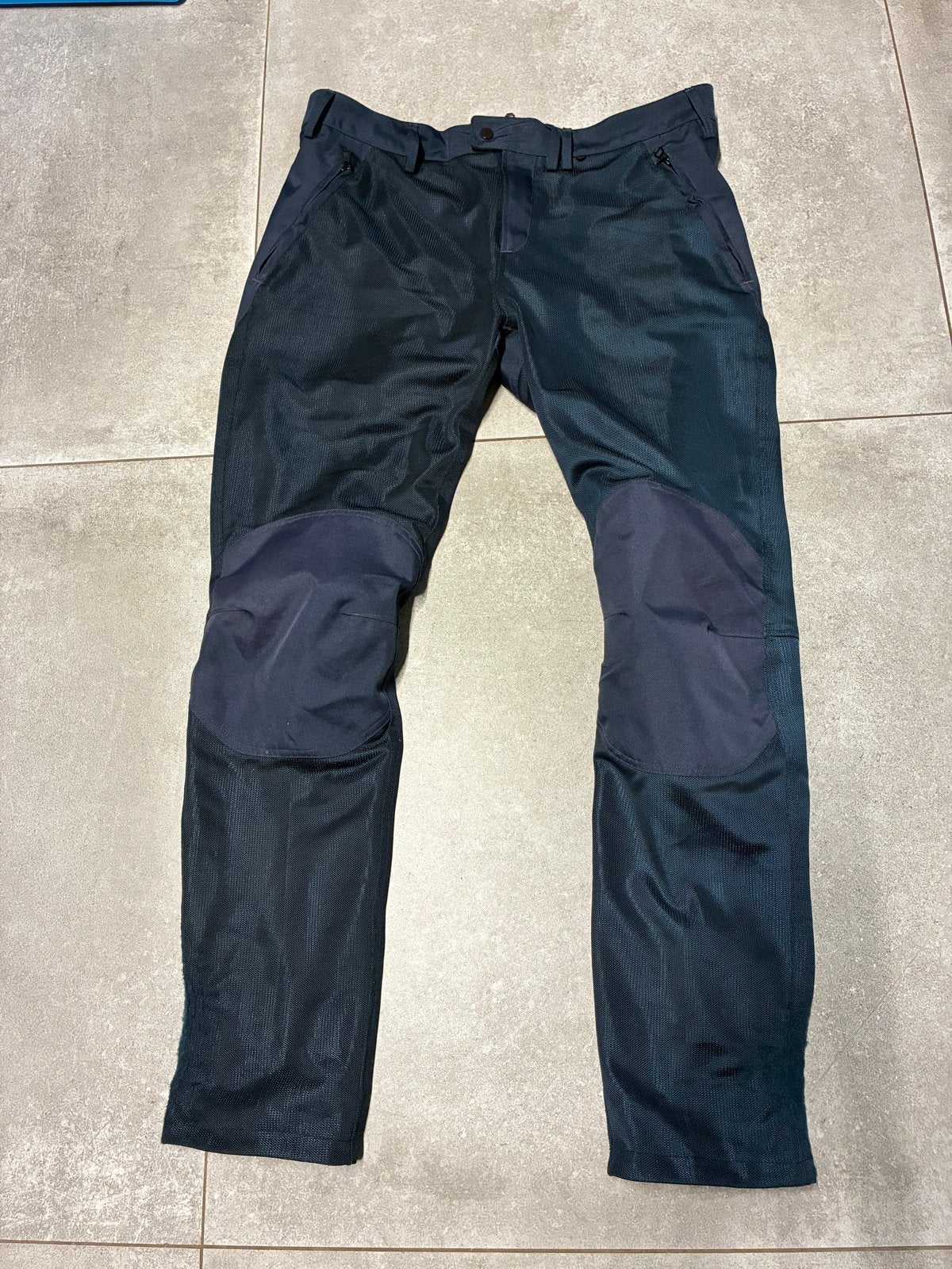 Rev'it Eclipse doorwaaibroek (donkerblauw) XL, Ophalen of Verzenden, Tweedehands, Heren, Broek | textiel