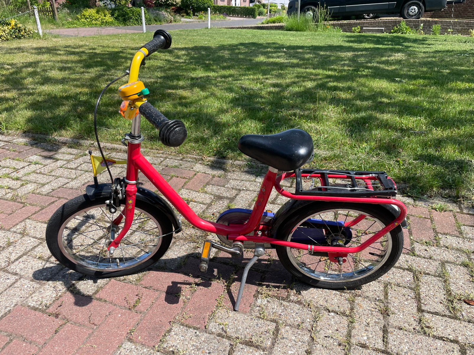 Kinderfietsje te koop, Ophalen, Gebruikt, Terugtraprem, 16 tot 20 inch