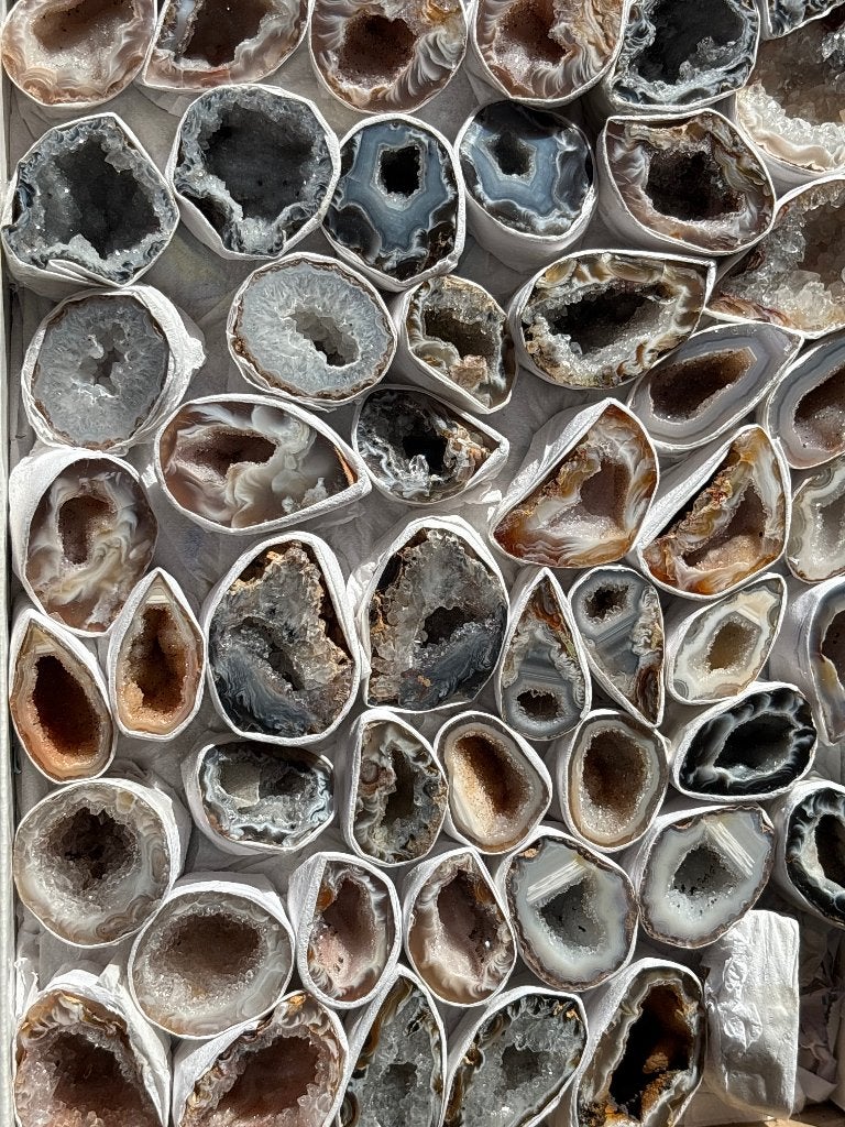 Agaat geodes, Verzamelen, Mineralen en Fossielen, Ophalen of Verzenden, Mineraal