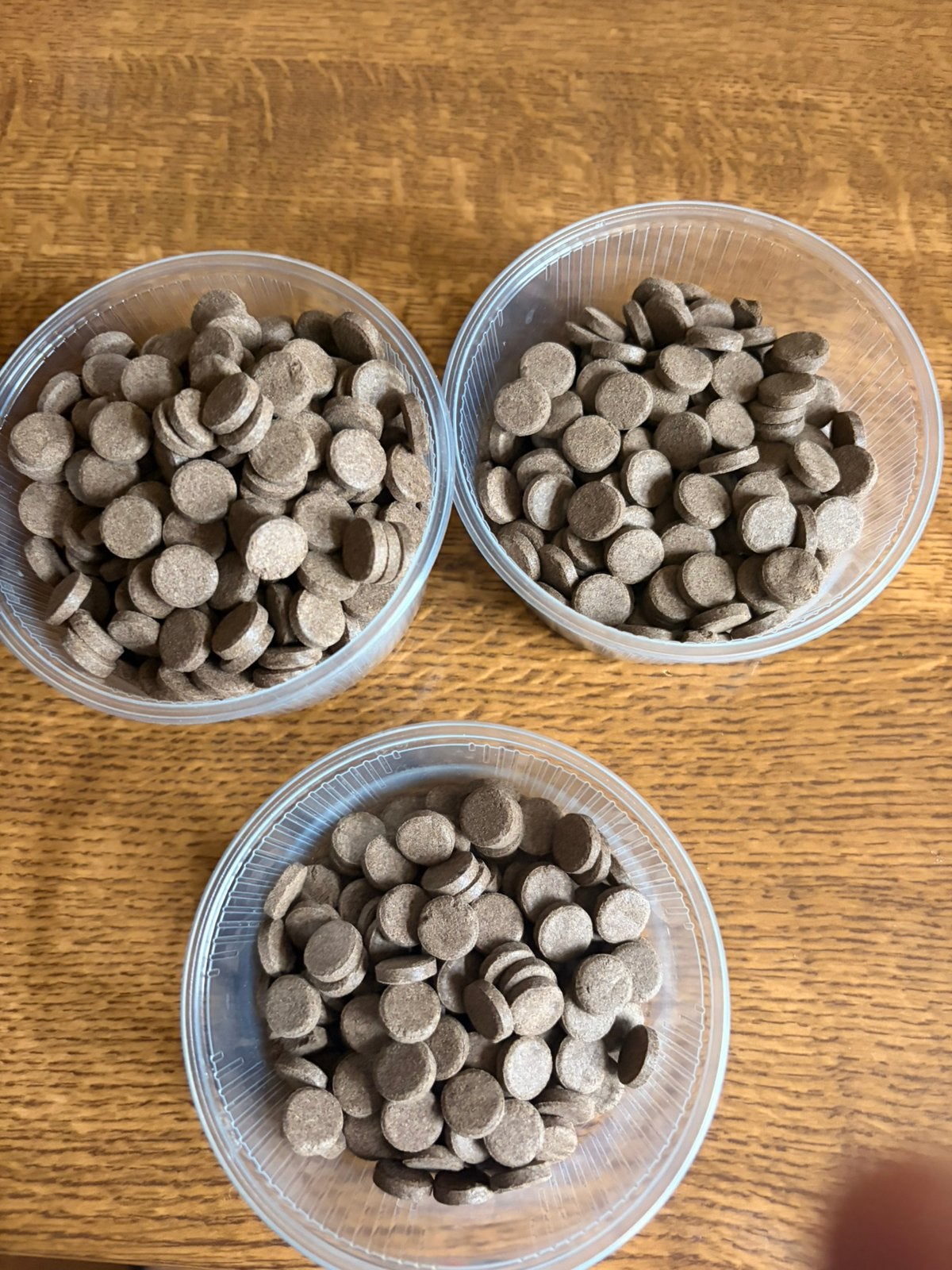 Vis en garnalenvoer, knoflooktabletten, Kreeft, Krab of Garnaal