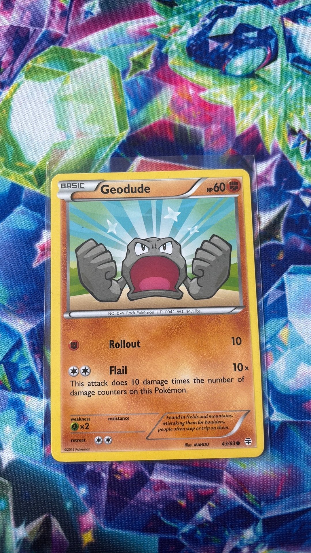 Geodude 43/83 generations, Hobby en Vrije tijd, Verzamelkaartspellen | Pokémon, Ophalen, Zo goed als nieuw