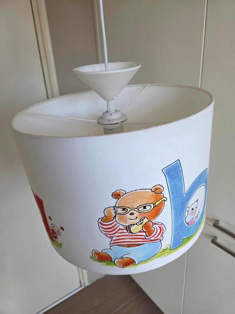 Bobbi hanglamp - Ideaal voor peuterkamer!, Ophalen, Stof, Gebruikt, Kinderkamer, Bobbi, Speels