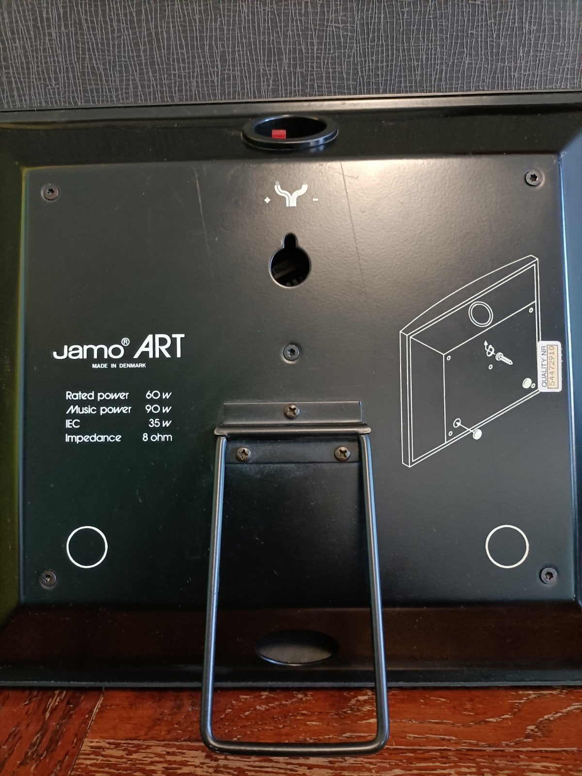 Jamo ART Geluidsboxen - Compact en Krachtig, Ophalen, Gebruikt, 60 tot 120 watt, Boekenplank luidspreker