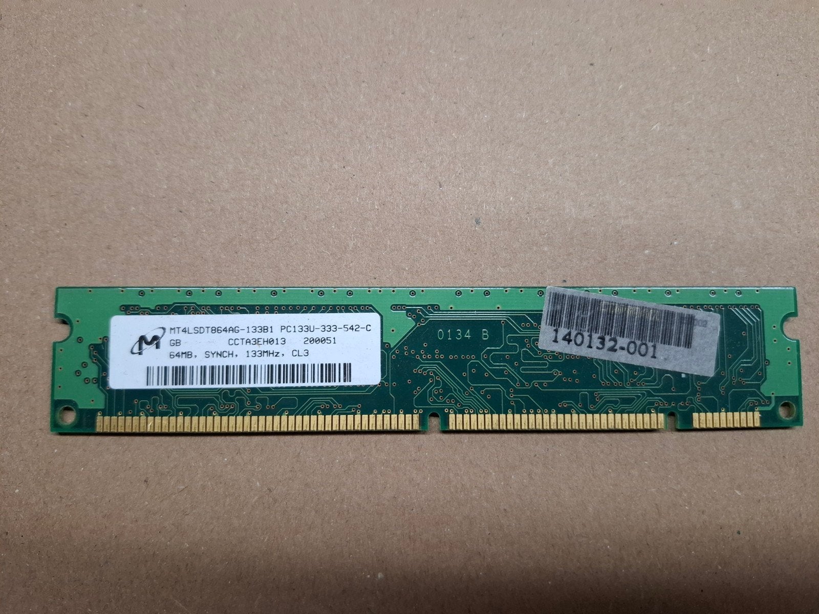 64MB PC133 SDRAM Geheugenmodule (133MHz CL3), Overige soorten, Server, Ophalen of Verzenden, Gebruikt